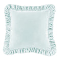HIEND Stella Velvet Euro Sham Icy Blue