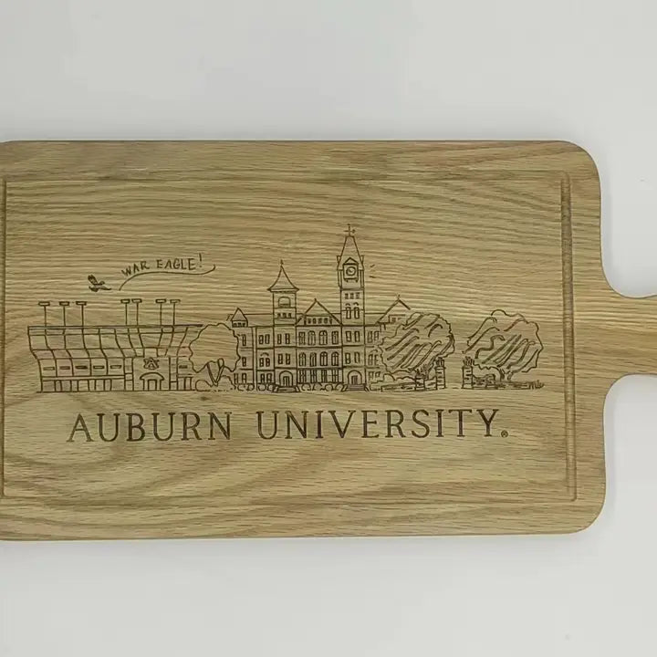 Auburn Skyline Charcuterie Board