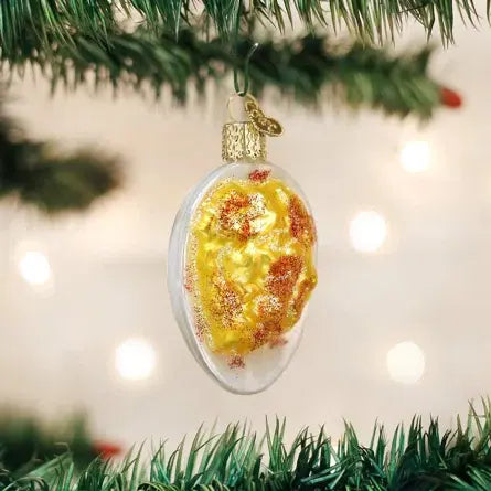 Old World Christmas Deviled Egg Glass Ornament