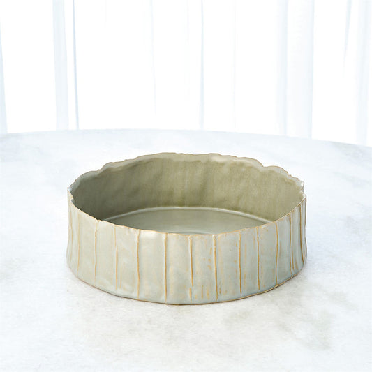 Global Views Small Paper Birch Bowl - Sage
