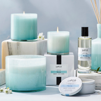 Lafco New York Marine Candle, Bathroon, 6.5 oz