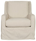 Vanguard Ease Slipcover Chair Identify River Muslin Fabric