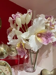 SHISHI Cattleya Stem Cream-Purple 2'