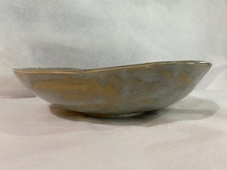 Mudtown Pottery 11" Serving Bowl, Tex with Medallion