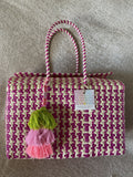 Squeeze de Citron Large Box Bag - Pink and Cream