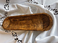 Hand carved dough  bowl, small, no handles