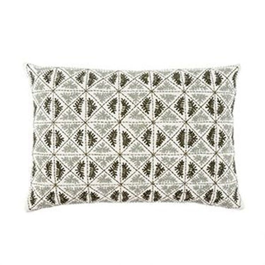 Indaba Hawthorne Embroidered Pillow, 16X24
