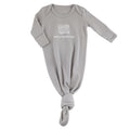 Knot Gown Sheep, Newborn, Gray, Hello Handsome