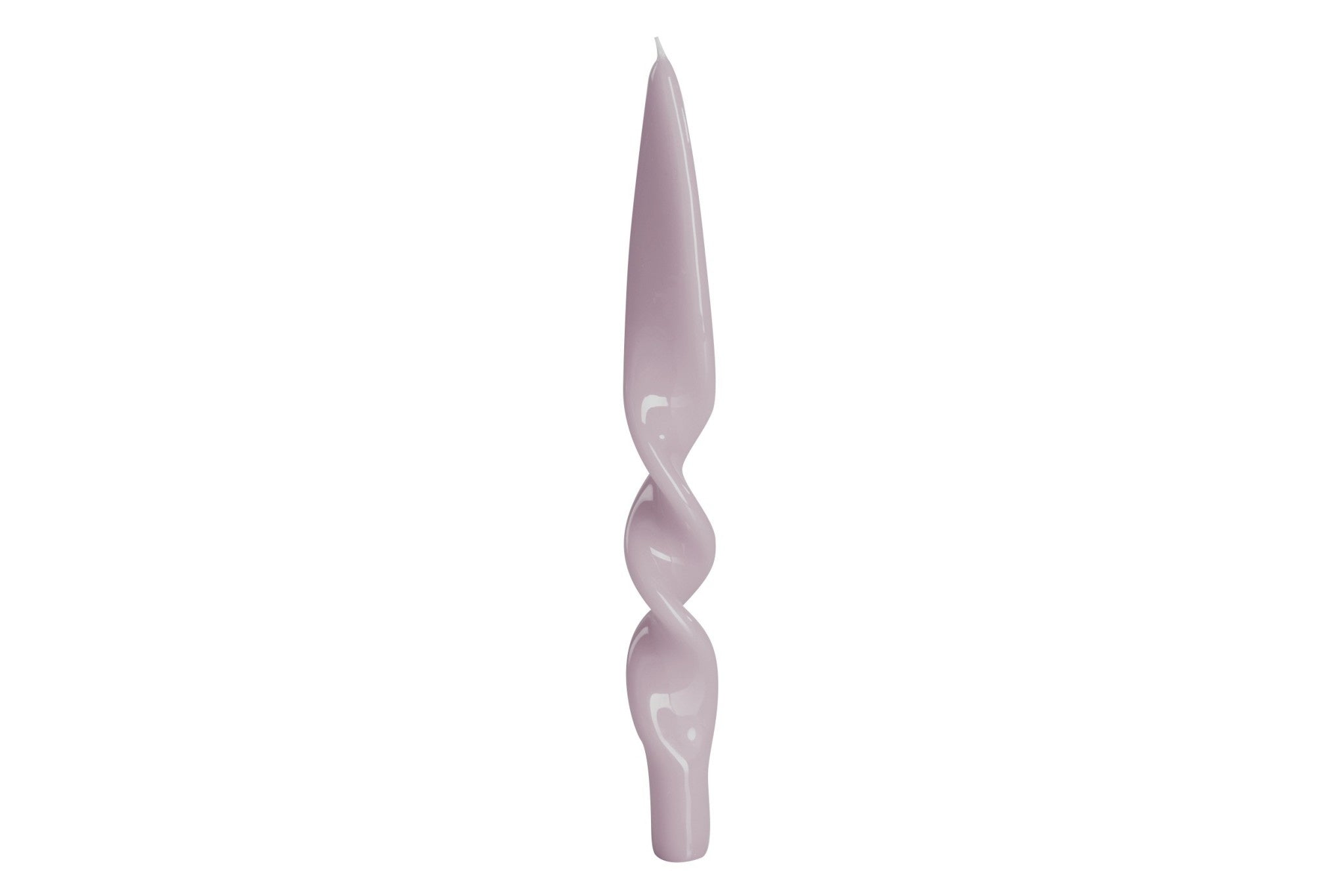 Meloria Denise Taper Candles, Turtledove, Box set of 2