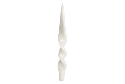 Meloria Denise Taper Candles, Box of 2, White