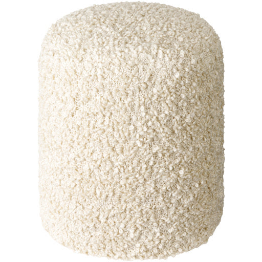 Surya Mohave Stool, White