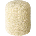 Surya Mohave Stool, Ivory