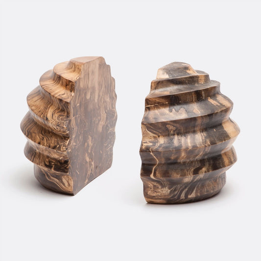 Made Goods Baylor Bookend Set Mango Wood