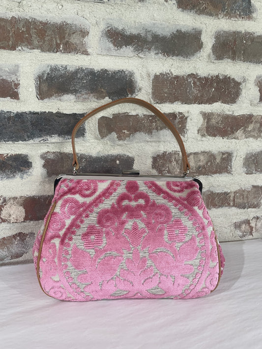 Glenda Gies Gigi Bag, Pink Chenille