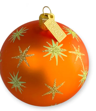 Currin & Cade Starry Butterscotch Celadon 8cm Ornament