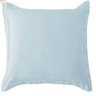 Hiend Luna Linen Euro Sham Light Blue