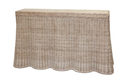 Mainly Baskets Scallop Entry Table