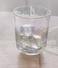 Beatriz Ball Mother of Pearl w/Gold Rim Stemless /Glass