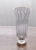 Beatriz Ball Audrey Stemless Flute w/Gold Rim