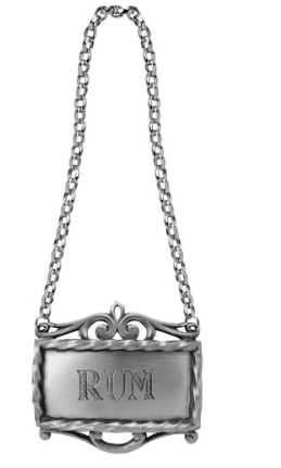 Salisbury Rum Decanter Label