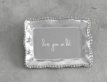 Beatriz Ball Organic Pearl  Love you a lot Rectangle Tray