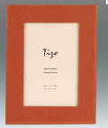 Tizo Design Shagreen Orange Frame 4x6