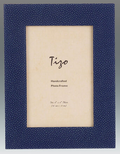 Tizo Design Blue Shagreen Frame 4x6