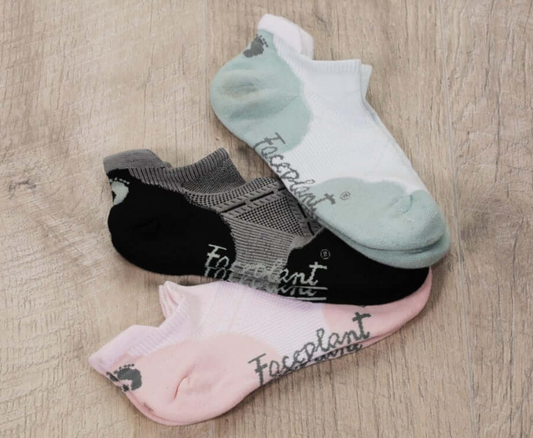 FPD Bamboo Ankle Socks White/Pink