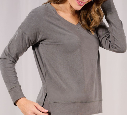 FPD Bamboo Soft Collection Pullover Soft Grey