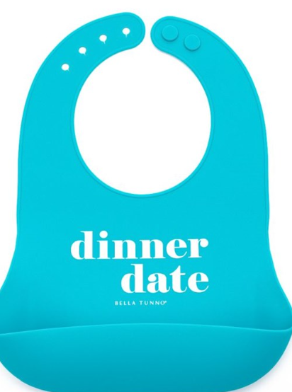 Bella Tuna Wonder Bib Dinner Date Silicone