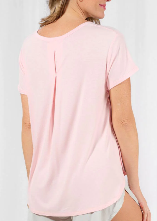 FPD Bamboo Tulip Tee Pink