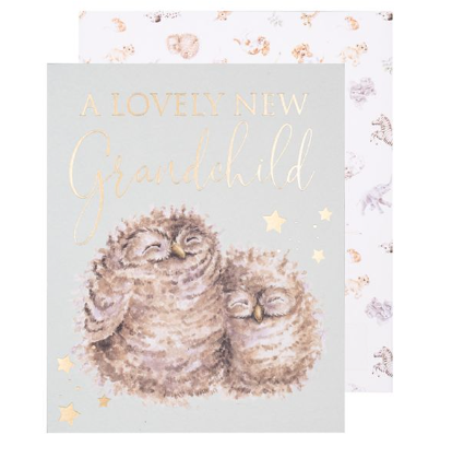 Wrendale A Lovely New Grandchild Greeting Card