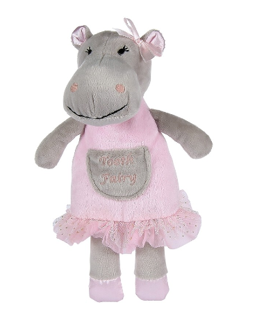 Maison Chic Hannah Hippo Tooth Fairy Pillow