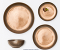 Blue Pheasant Jacqueline Cereal Bowls, Antiqued Gold, Set of 4