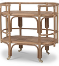 Bramble Harper Rattan Bar Cart