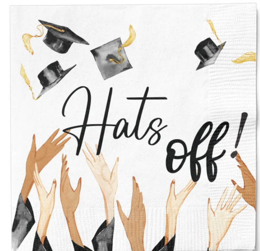 Sophistiplate  Graduation Collection Cocktail Napkin 16pk