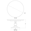 Bramble Goucho Round Dining Table, 60”