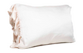 Bella Il Fiore Goodnight Gorgeous Ruffled Silky Pillowcase Ivory Standard