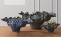 Global Views Meteor Bowl, Blue, Small