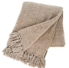 Indaba Chenille Throw Ecru Ultra Soft