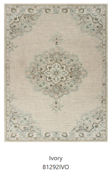 LR Home Modern Traditions Ivory Rug 5x8