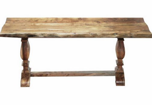 LR Home Natural Finish Live Edge Acaia Bench