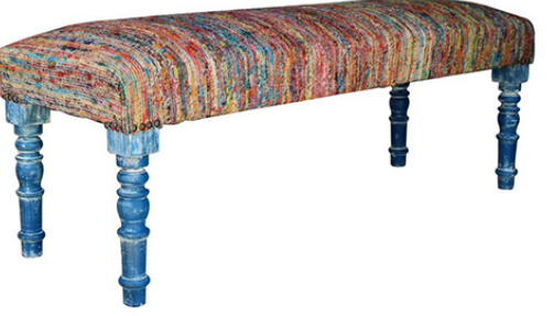 LR Home Bench Navaho Print