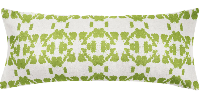 Mosaic Green 14x36 Bolster Pillow