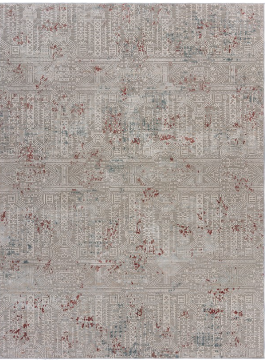 LR Home Imagine Coconut Milk, Harbor Mist Rug, 5x7