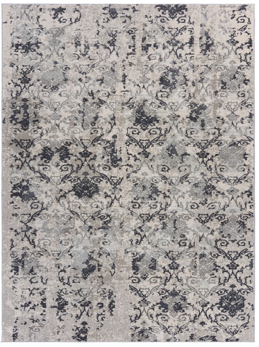 LR Home Image Cream/Shark Rug 5'3"x7'6"