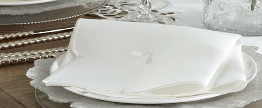 Saro Arabella Embroidered Design Napkin