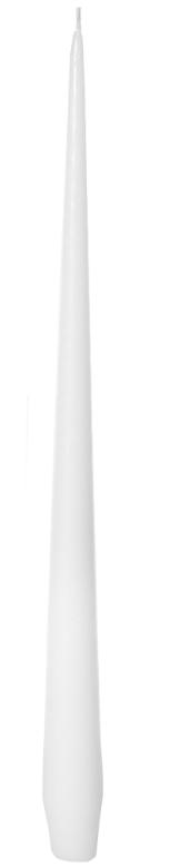 SHISHI 4 Piece White Slender Taper Candles 35cm