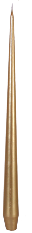 SHISHI 4 Piece Gold Slender Taper Candles 35cm