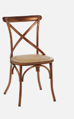 UMA Wood Metal Chair, Copper